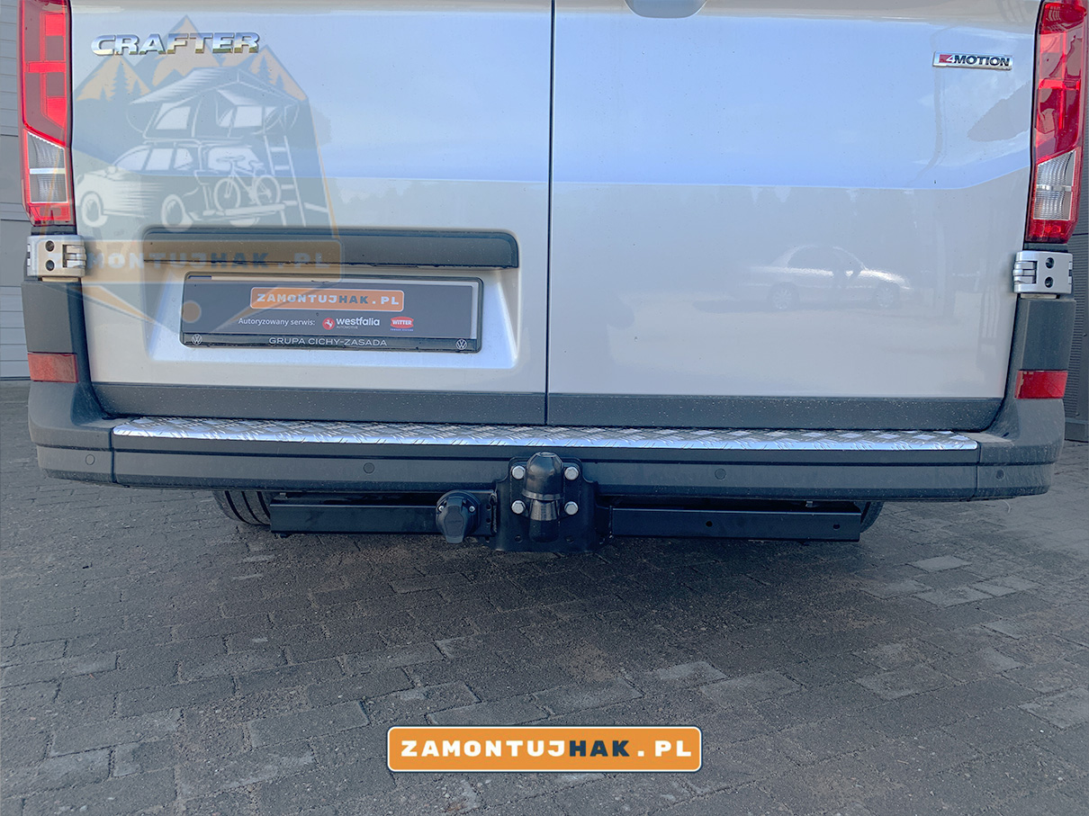 hak holowniczy w Volkswagenie Crafterze